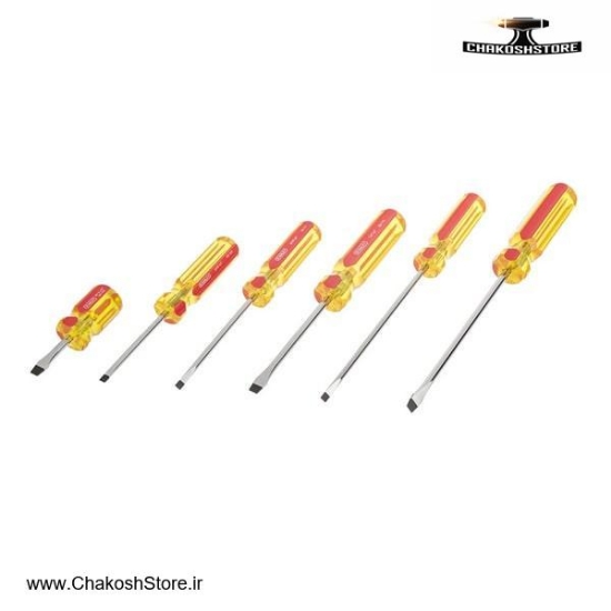 تصویر   ست پیچ گوشتی استنلی 10 عددی دسته کریستالی مدل 172-69