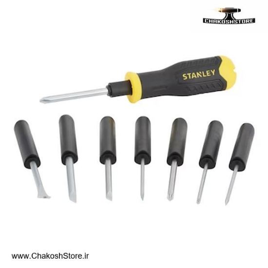 تصویر   ست پیچ گوشتی دوسو و چهارسو استنلی 8 عددی مدل 511-62-0