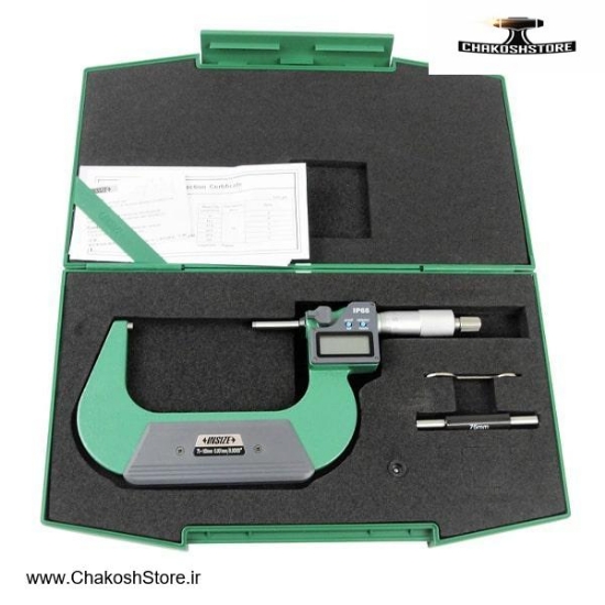 تصویر   میکرومتر دیجیتال اینسایز خارج سنج 100-75 میلی متر ضد آب مدل 100-3108