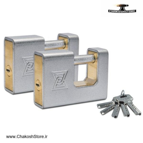 تصویر   قفل کتابی گیرا روکش دار کامپیوتری 2 عددی 970 سوپر مدل 1818