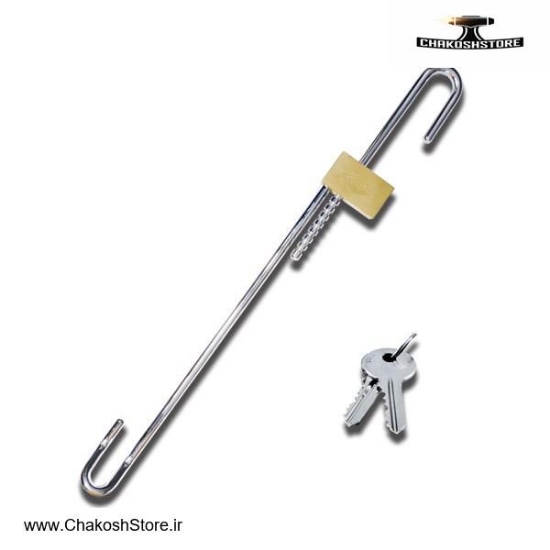 تصویر   قفل فرمان به پدال گیرا مدل 007