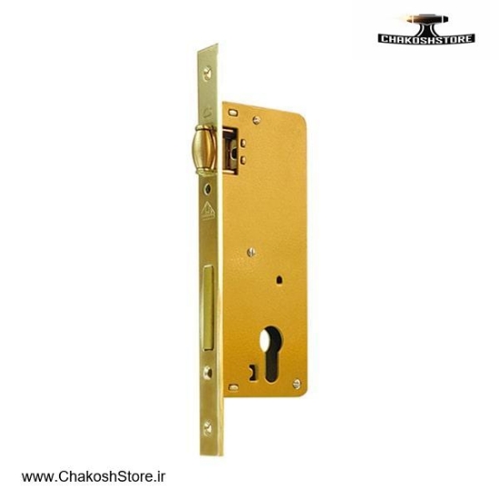 تصویر   قفل پهن غلطکی سوئیچی دلتا 6 سانتی متر مدل 042