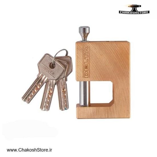 تصویر   قفل کتابی دلتا برنجی کامپیوتری مدل 1070-A