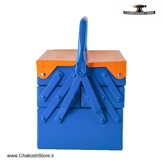 تصویر   جعبه ابزار فلزی وفایی 30 سانتی متر  3 طبقه مدل 303