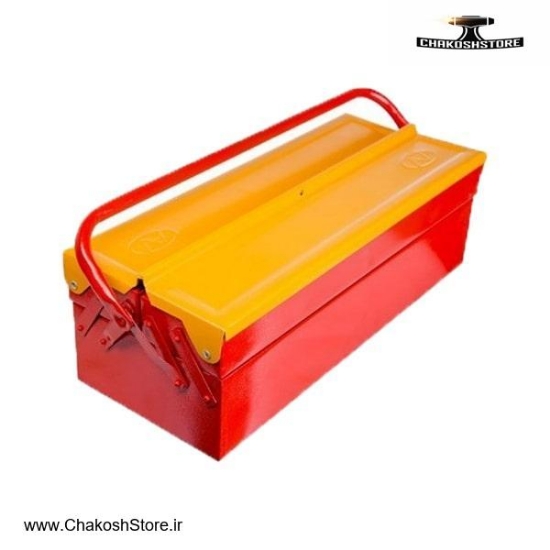 تصویر   جعبه ابزار فلزی وفایی 50 سانتی متر مدل 502