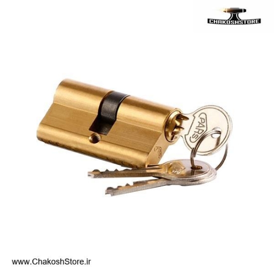 تصویر   سیلندر قفل پارس برنجی 6 سانتی متر معمولی سانترال