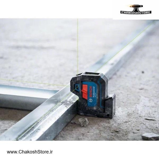 تصویر   تراز لیزری بوش نقطه زن نور سبز مدل GPL 5 G