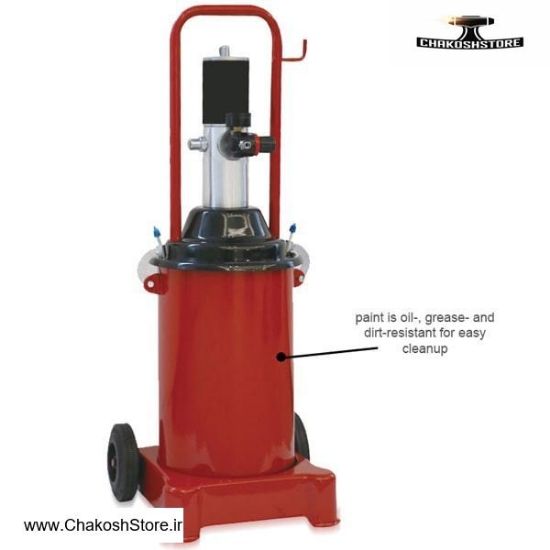 تصویر   گریس پمپ بادی بیگ رد 12 لیتر سطلی مدل TRH12