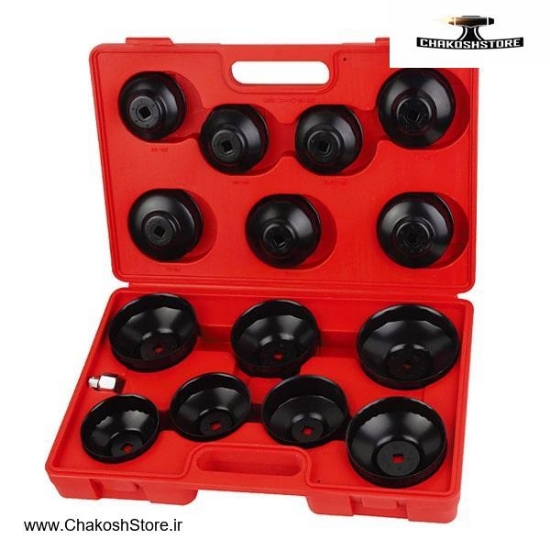 تصویر   ست آچار فیلتر روغن کاسه ای بیگ رد 14 عددی مدل TRHS-E1245