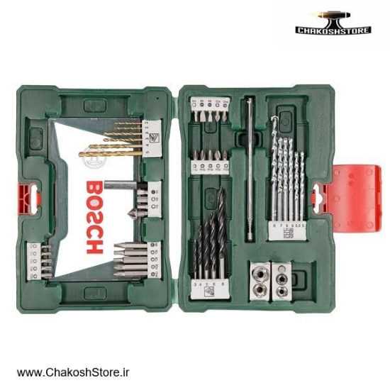 تصویر   ست بیت و مته و سوکت بوش 48 عددی مدل V-LINE