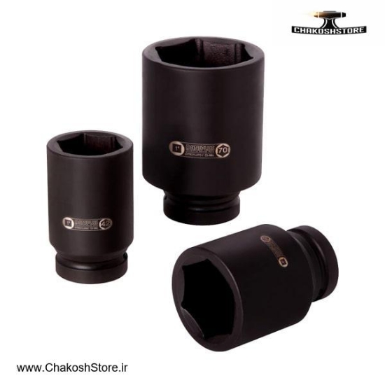 تصویر   بکس تکی 1 اینچ داناپلاس فشار قوی بلند 6 گوش مدل D7801L