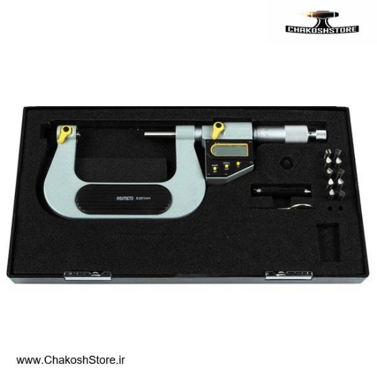 تصویر   ست میکرومتر پیچ آسیمتو دیجیتال 50-25 میلی متر خارج سنج مدل 0-02-137