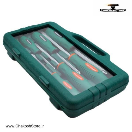 تصویر   ست پیچ گوشتی ضربه خور جانزوی 7 عددی مدل D70PP07S