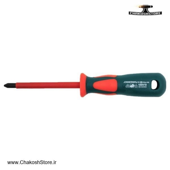 تصویر   پیچ گوشتی چهارسو عایق برق فشار قوی جانزوی مدل DV13P2100