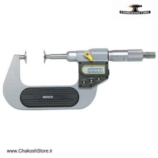 تصویر   میکرومتر فک دیسکی دیجیتال آسیمتو 75-50 خارج سنج مدل 0-03-145