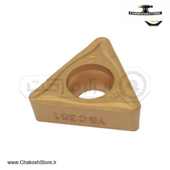 تصویر   اینسرت تراشکاری ( الماس تراشکاری ) ZCC مدل Insert TCMT16T312-HM-YBC351