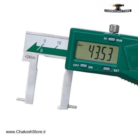 تصویر   کولیس داخل سنج شیار اینسایز دیجیتال نوک گرد 15 سانتی متر مدل 150-1121