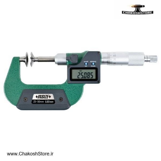 تصویر   میکرومتر دیسکی دیجیتال اینسایز 50-25 خارج سنج مدل 50-3594