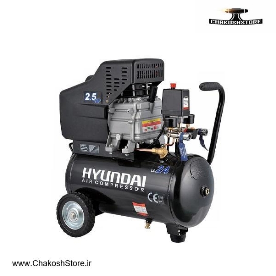 تصویر   پمپ باد 25 لیتری هیوندای مدل AC-2425