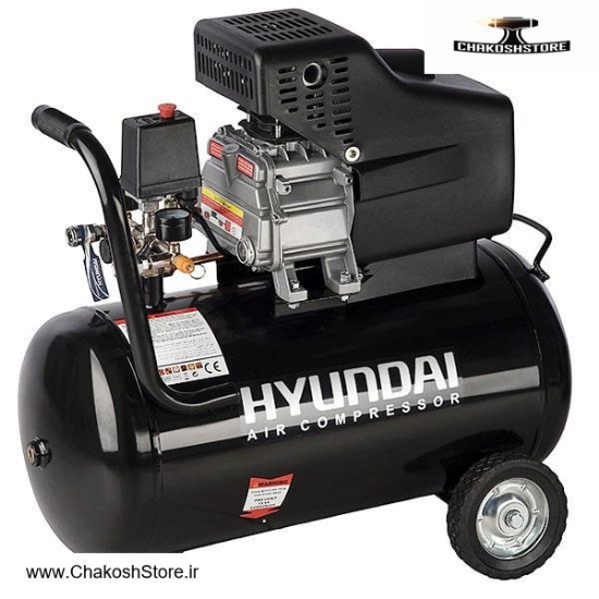تصویر   پمپ باد 50 لیتری هیوندای مدل AC-5025