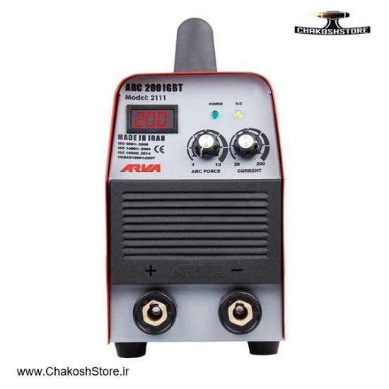 تصویر   اینورتر جوشکاری آروا 200 آمپر IGBT مدل 2111