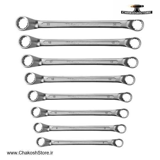 تصویر   ست آچار دو سر رینگ توسن 8 عددی مدل TI102-S8