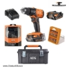 تصویر   کیت دریل شارژی چکشی AEG لیتیوم 18 ولت مدل BSB 18G4-202TB-LK2