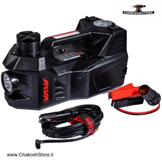 تصویر   جک و پمپ باد فندکی آروا 3 تن 2 کاره مدل 5176