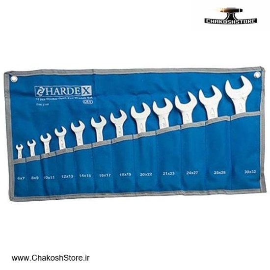 تصویر   ست آچار دو سر تخت هاردکس 12 عددی