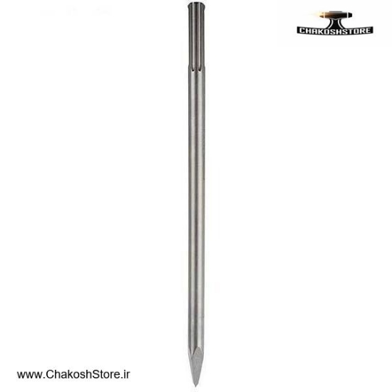 تصویر   قلم چکش تخریب پنج شیار نوک تیز ولف سایز 18