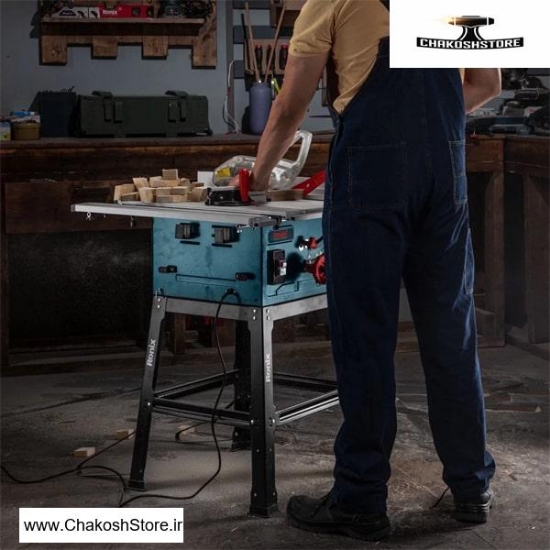 تصویر   اره میزی رونیکس 250 میلی متر پایه دار بدنه استیل مدل 5604