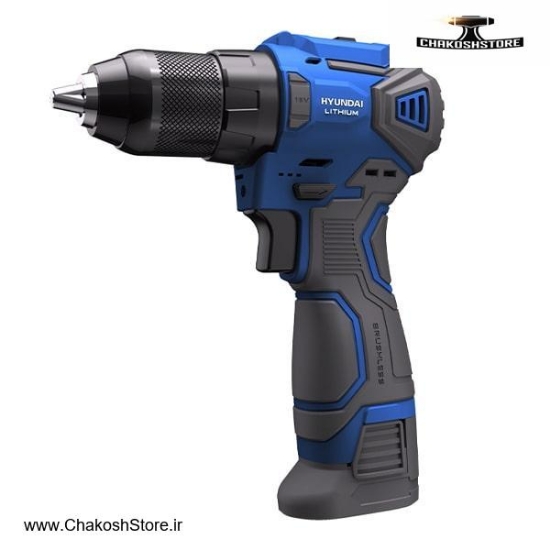 تصویر   دریل شارژی هیوندای براشلس لیتیومی 16 ولت مدل HP2168