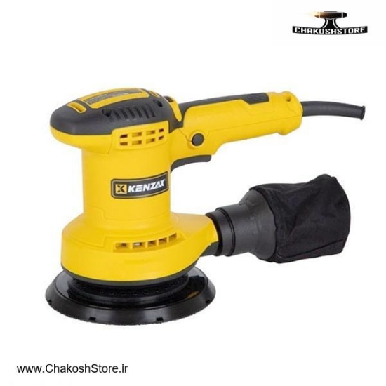 تصویر   سنباده لرزان گرد کنزاکس 150 میلی متر دیمر دار مدل 4615