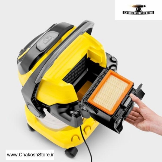 تصویر  نگاهی بر ویژگی‌های جاروبرقی تک موتوره کارشر مدل WD 5 PREMIUM