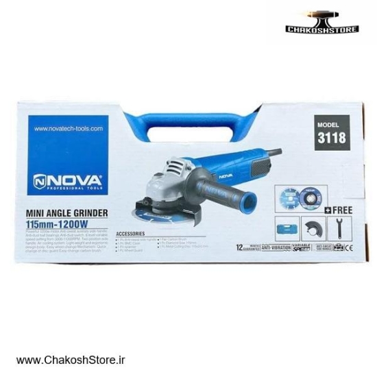 تصویر  بررسی کیت مینی فرز دیمردار نووا مدل 3118 ، مینی فرزی همه کاره