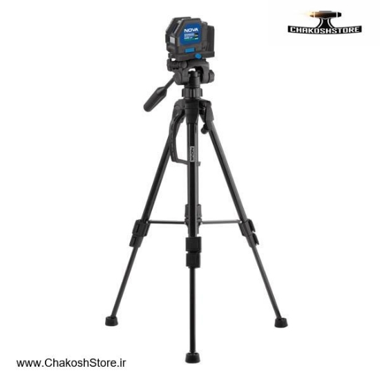 تصویر   کیت تراز لیزری نووا دو خط نور سبز با سه پایه مدل 2683G