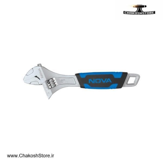 تصویر   آچار فرانسه روکش دار نووا مدل 305