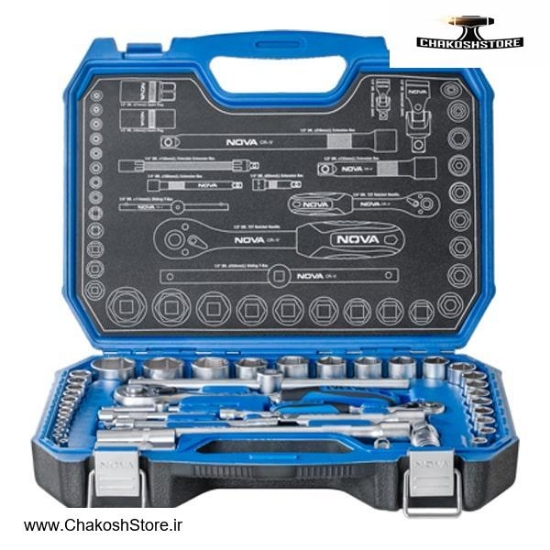 تصویر   جعبه بکس 44 پارچه ترکیبی با نووا مدل 6685