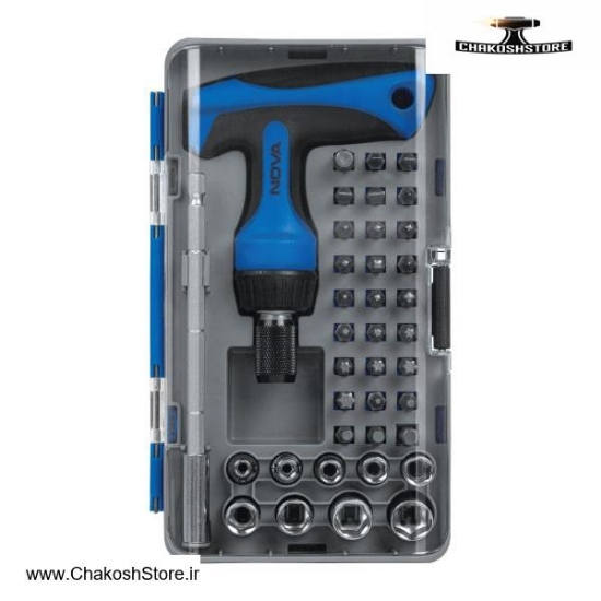 تصویر   ست سر پیچ گوشتی 38 عددی نووا مدل 1355