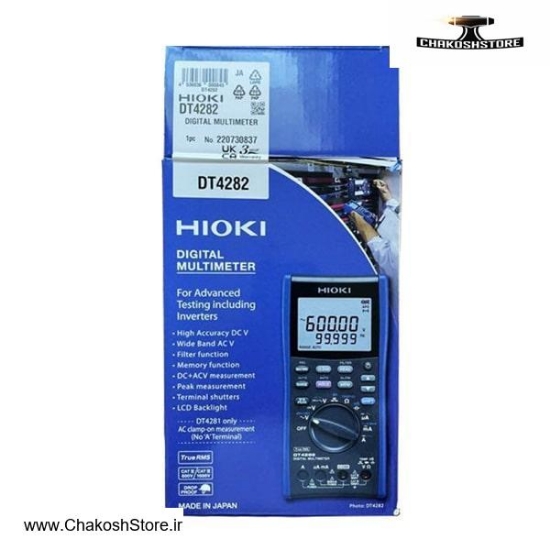 تصویر   مولتی متر دیجیتال هیوکی فوق دقیق 60000 عددی مدل DT4282