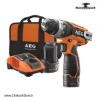 تصویر   کیت دریل شارژی AEG لیتیوم 12 ولت مدل BS 12C2 LI-202B