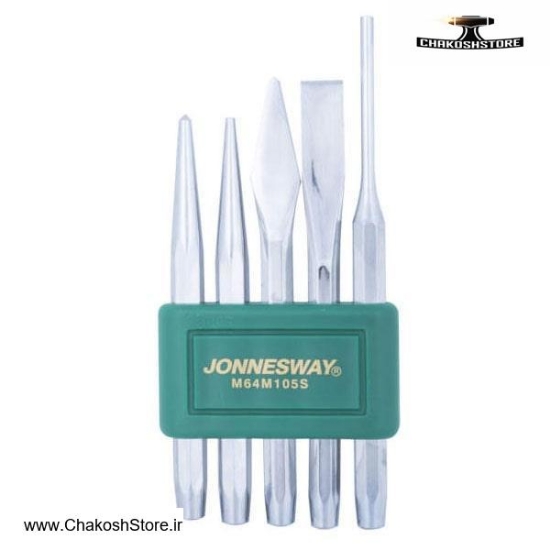 تصویر   ست قلم و سنبه 5 عددی جانزوی مدل M64M105S
