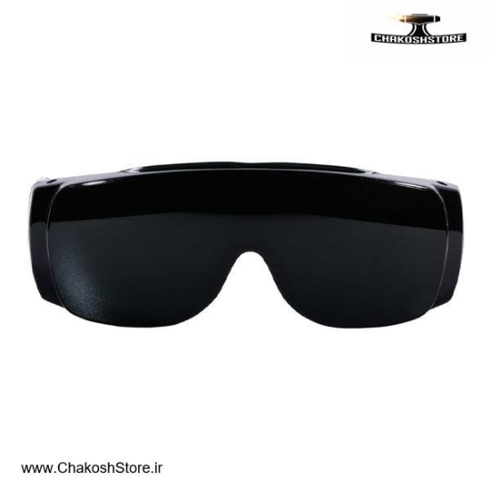 تصویر   عینک ایمنی جوشکاری آروا سبز تیره مدل 8142