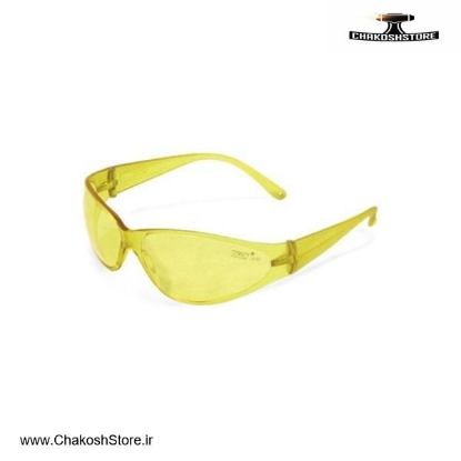 تصویر   عینک ایمنی تراشکاری توتاص زرد مدل AT 115