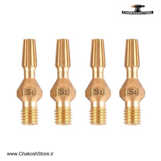 تصویر   ست سوزن نازل برش توسن طرح زینسر 4 عددی مدل TIN-3100I