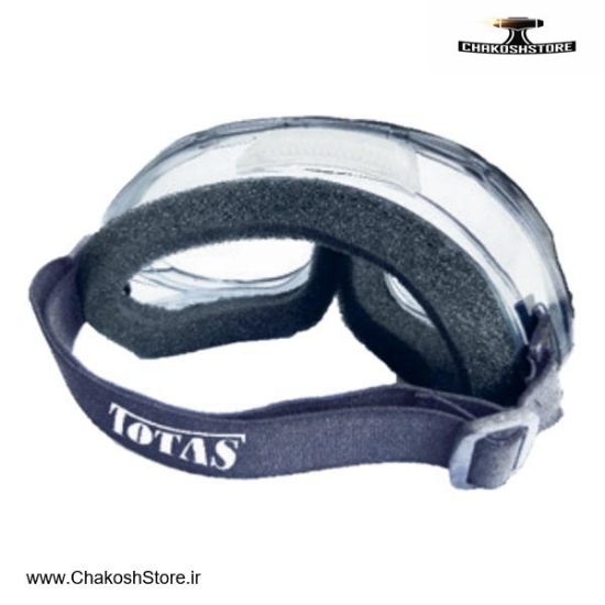 تصویر   عینک ایمنی توتاص گاگل سفید ابر دار مدل ATBM