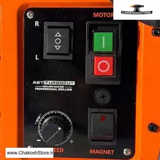 تصویر   دریل مگنت قلاویز زن AST TURBOCUT ای اس تی توربوکات 60 میلی متر مدل TU/MT3