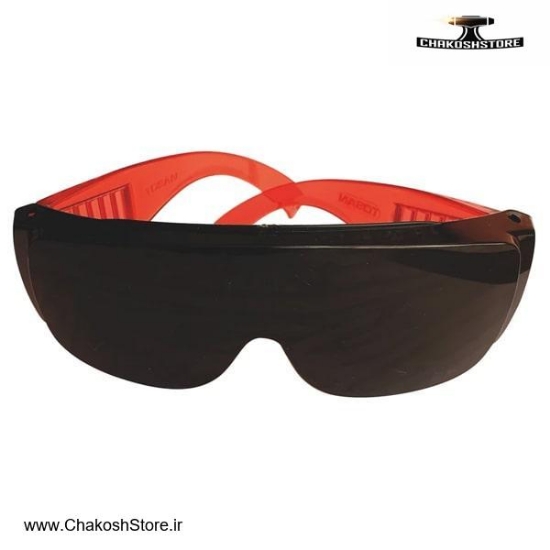 تصویر   عینک ایمنی برشکاری توسن مشکی DIN5 مدل T3903