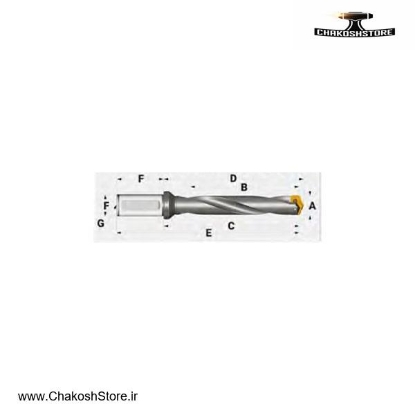 تصویر   هولدر مته سر تعویض شو ای اس تی پاور دنباله استوانه مدل 4D