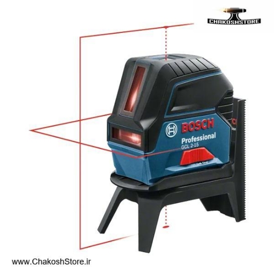 تصویر   تراز لیزری بوش دو خط نقطه زن مدل GCL 2-15
